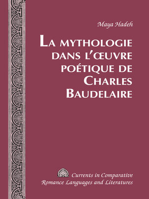 cover image of La Mythologie dans lœuvre poétique de Charles Baudelaire